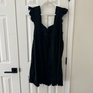Aerie Linen Flutter Mini Sundress
